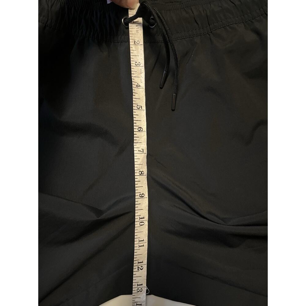 Athleta Midday Mid Rise Crop Poplin Pants Black 658011 Size Large Wide Leg - Picture 10 of 12